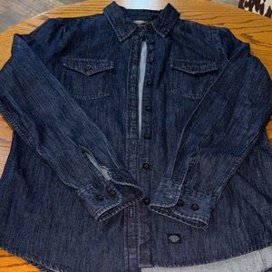 Harley-Davidson Blue Denim Shirt